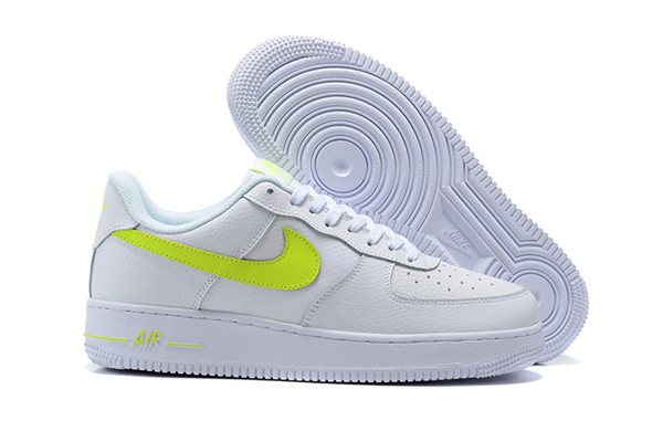 Men's Air Force 1 White/Green Shoes 0119 Men's Air Force 1 White/Green Shoes 0119